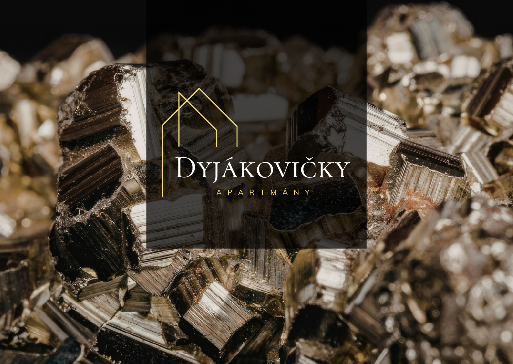 Přední strana dárkového voucheru — logo Apartmány Dyjákovičky